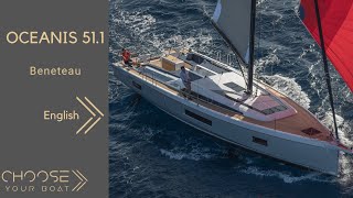 OCEANIS 511  Beneteau Guided Tour Video in English [upl. by Ulita]