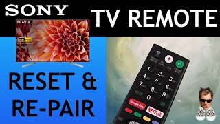 SONY TV Voice remote Reset  Repair FIX Bravia Android TV [upl. by Cassell]