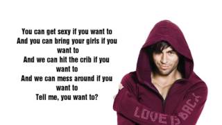 Pitbull feat Enrique Iglesias Messin Around Lyric Video [upl. by Marijane]