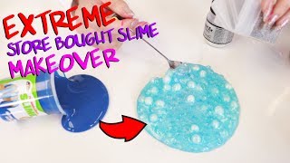 EXTREME STORE BOUGHT SLIME MAKEOVER CHALLENGE  Slimeatory 489 [upl. by Alleciram964]