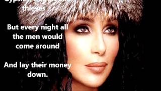 Gypsies Tramps and Thieves CHER with lyrics [upl. by Arva]