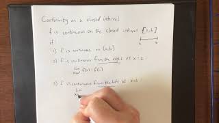 Continuity on a closed interval [upl. by Afital]