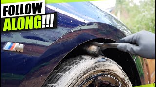 How to Easily Deep clean Car tyres Properly [upl. by Schear921]