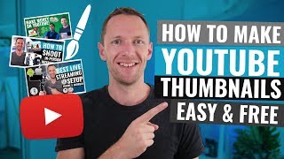 How to Make a Thumbnail for YouTube Videos  Easy amp Free [upl. by Ariamat]