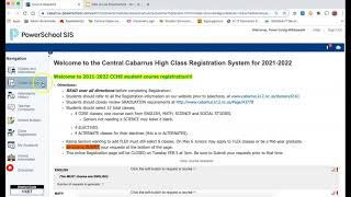 How to use Powerschool for class registration [upl. by Solegna687]