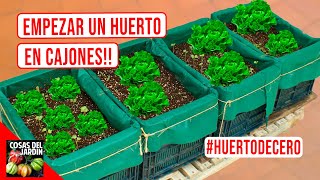 COMO HACER UN HUERTO URBANO  COMENCEMOS EN MARZO INVIERNO O VERANO  HUERTODECERO EP 1 [upl. by Hennebery]