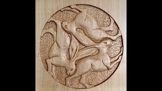 How to Carve the 3 Hares Relief [upl. by Eellek]