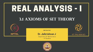 31 Axioms of Set Theory [upl. by Yttiy]