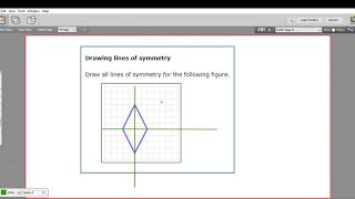 Drawing lines of symmetry [upl. by Siegel]