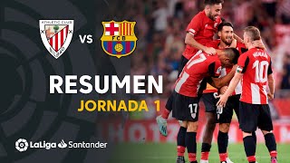 Resumen de Athletic Club vs FC Barcelona 10 [upl. by Gilbye]