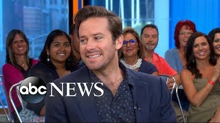 Armie Hammer shares hilarious trick to deter telemarketers [upl. by Ahsimin]