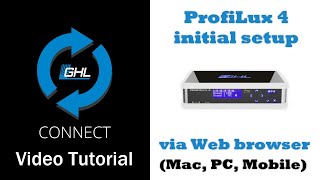 ProfiLux 4 Initial setup via Web browser Mac PC Mobile [upl. by Ute732]