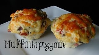 MUFFINKI PIZZOWE SZYBKIE I PRZEPYSZNE SZUSZGOTUJE [upl. by Myrtle]