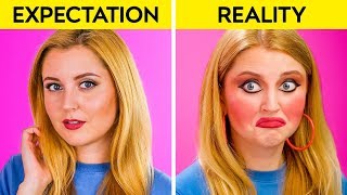 EXPECTATION VS REALITY  Funny Relatable Situations by 123 GO [upl. by Mloclam213]