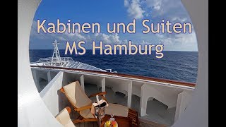 Kabinen MS Hamburg von Plantours Kreuzfahrten [upl. by Arikehs]