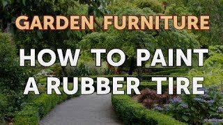 How to Paint a Rubber Tire [upl. by Aneetsirk]