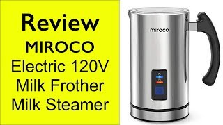 Review Miroco Milk Frother  How to make froth milk at home [upl. by Barnum20]