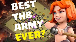 TH8 Valkyrie Attack Strategy InDepth  Clash of Clans [upl. by Schwing]