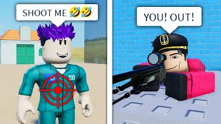 Roblox Squid Game 2 Funny Moments SNIPER [upl. by Hbaruas]