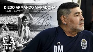 Diego Maradona gifted Argentine soccer legend dies at 60 [upl. by Pinelli]