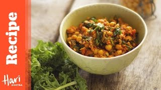 Kale amp Chickpea Curry Recipe [upl. by Karlis]