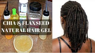 DIY Chia and Flaxseed Hair Gel for Natural Hair [upl. by Nanor]