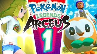 Pokemon Legends Arceus Walkthrough Part 1 Switch [upl. by Celene]