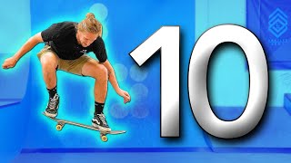 10 EASIEST BEGINNER SKATEBOARD TRICKS [upl. by Ecylahs]