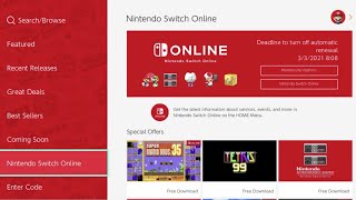 How to Download Games from Nintendo Switch Online [upl. by Hadeis845]