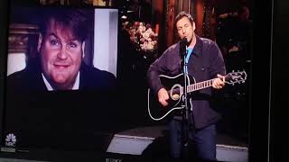 Adam Sandler tribute to Chris Farley 5419 SNL [upl. by Yeldah]