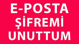 EPosta ve Gmail Şifremi Unuttum Nasıl Bulabilirim Basit Yöntem [upl. by Ku105]