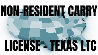 Texas Out Of State Carry License  NonResident LTC [upl. by Adnoyek149]