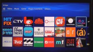 Sony BDPS3500 Bluray Player Apps Overview [upl. by Atselec]