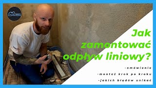 Montaż odpływu liniowego [upl. by Dyol]