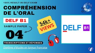 DELF B1  Compréhension de loral No 04  DELF B1 Listening Practice Test Online [upl. by Middle]