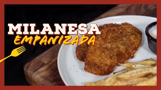 Milanesa de POLLO EMPANIZADA [upl. by Anertal]