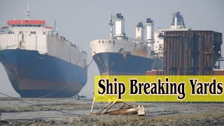 Ship Breaking Yards  Place Where Ships Becomes Scrap [upl. by Nuy49]