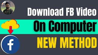 How to download video from facebook to computer 2025 HD [upl. by Maitilde737]