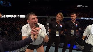 Fight Night Liverpool Darren Till Octagon Interview [upl. by Robinson]