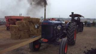 Fordson E27N Fitted with a 4LW Gardner oil engine on the dynaometer at dorset steam fair [upl. by Odnala]