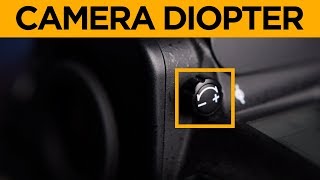 Camera Diopter Adjustment  How to get a sharp viewfinder [upl. by Amahs]