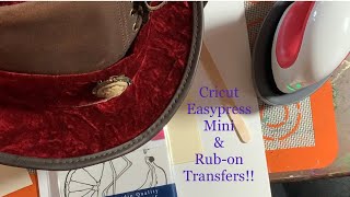 Cricut Easypress Mini amp Rubon Transfers [upl. by Yngad]