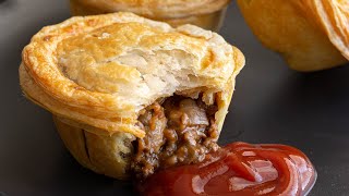 How to Make Aussie Beef Party Pies Mini Meat Pies  Easy Party Food [upl. by Naaitsirhc344]