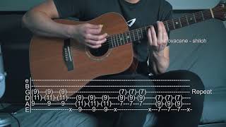 How To Play Novacane  Shiloh  Guitar Tabs [upl. by Oluas]