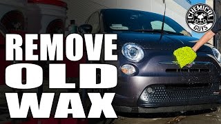 How To Remove Old Car Wax  Chemical Guys Clean Slate [upl. by Schoening39]