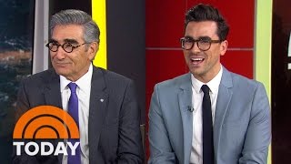 Eugene Levy And Son Daniel Talk About ‘Schitt’s Creek’  TODAY [upl. by Bjork611]