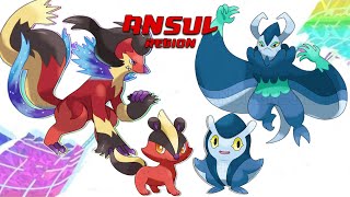 Complete Fakedex  Ansul Fakemon Region Gen 9 future pokemon evolutions [upl. by Greff]