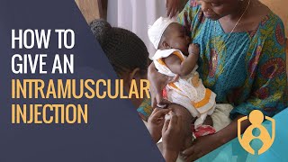 How to Give an Intramuscular Injection [upl. by Htebzile]