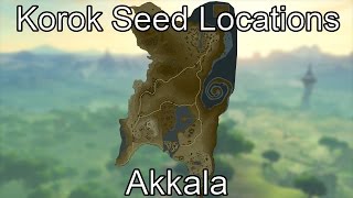 Breath of the Wild Korok Seed Guide  Akkala [upl. by Follansbee582]