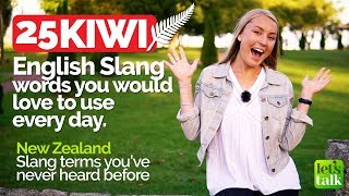 25 KIWI English Slang words  Speak English like a Native Speaker  English Vocabulary Lesson [upl. by Atcele]